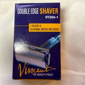 Vincent the quality itself 1 blade & cleaning brush included double edge shaver
